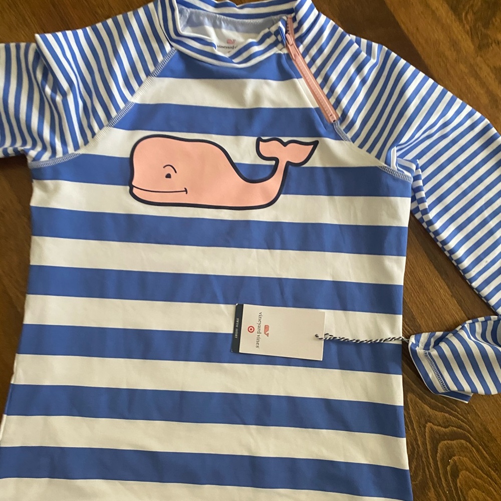Vineyard Vines girls swim rash guard